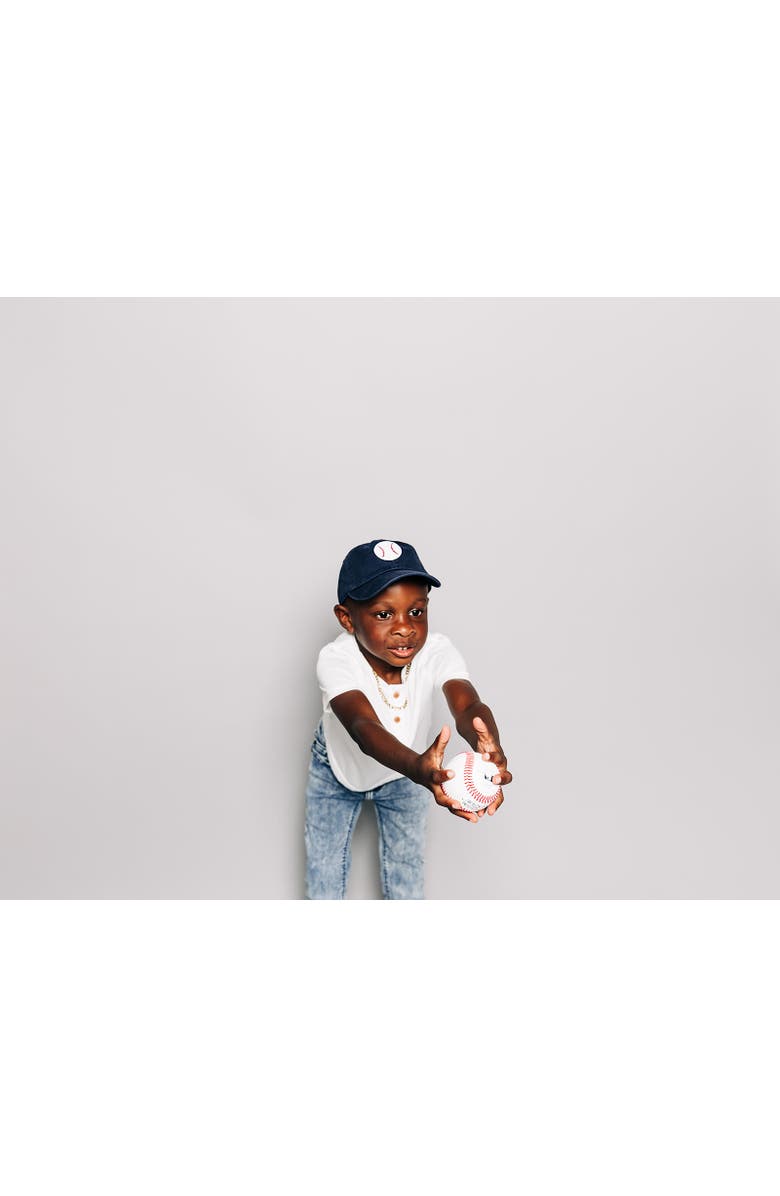 Rey To Z Terry Baseball Hat - Kids, Alternate, color, Navy