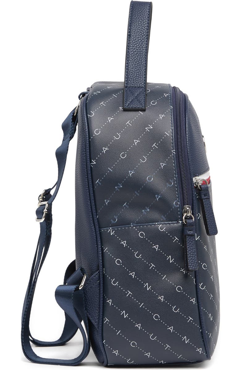 Nautica Draw The Line PU Backpack, Alternate, color,