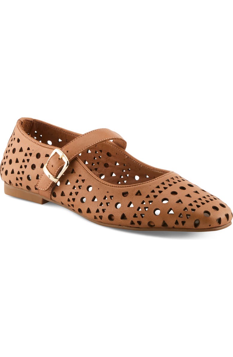 Spring Step Arbella Mary Jane Flat, Main, color, Camel