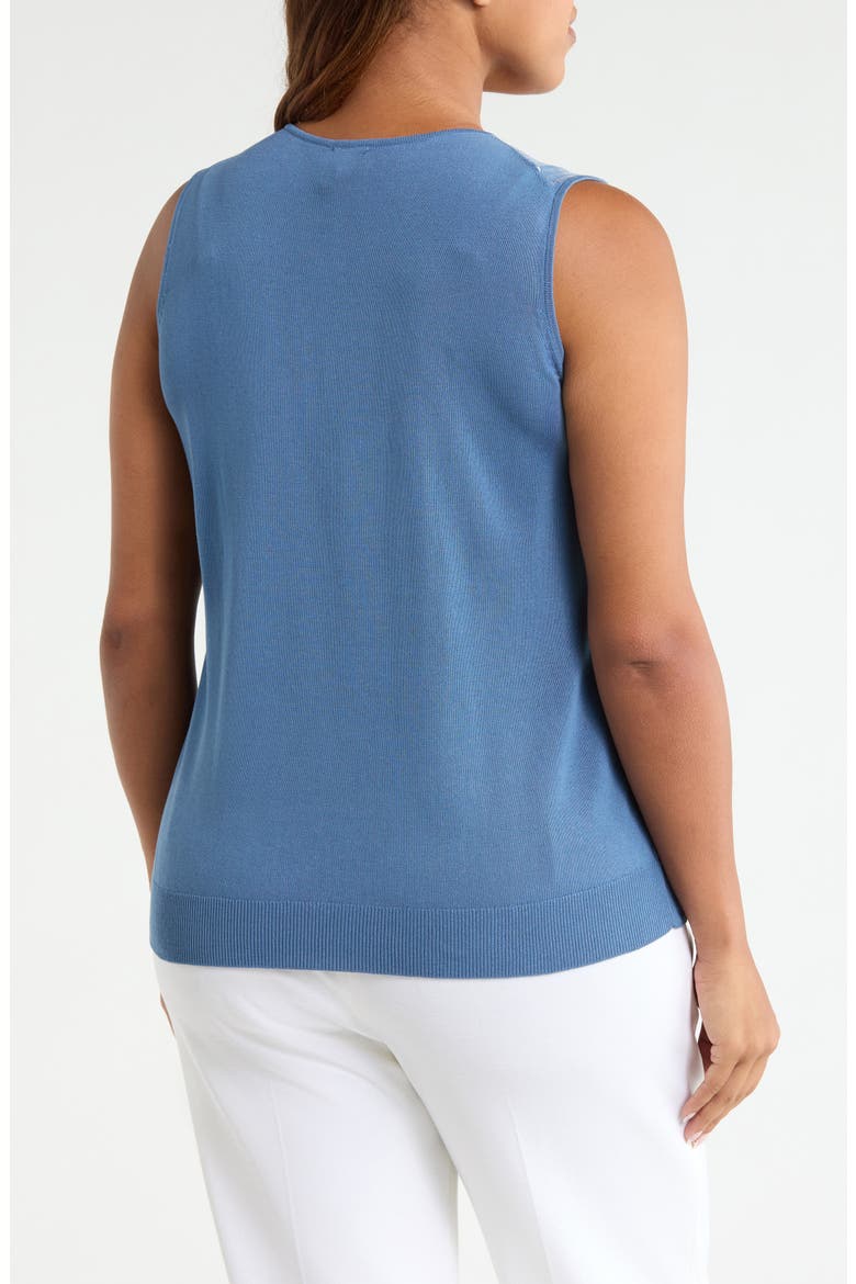 Sequin Detail Sweater Tank, Alternate, color, DUTCH BLUE