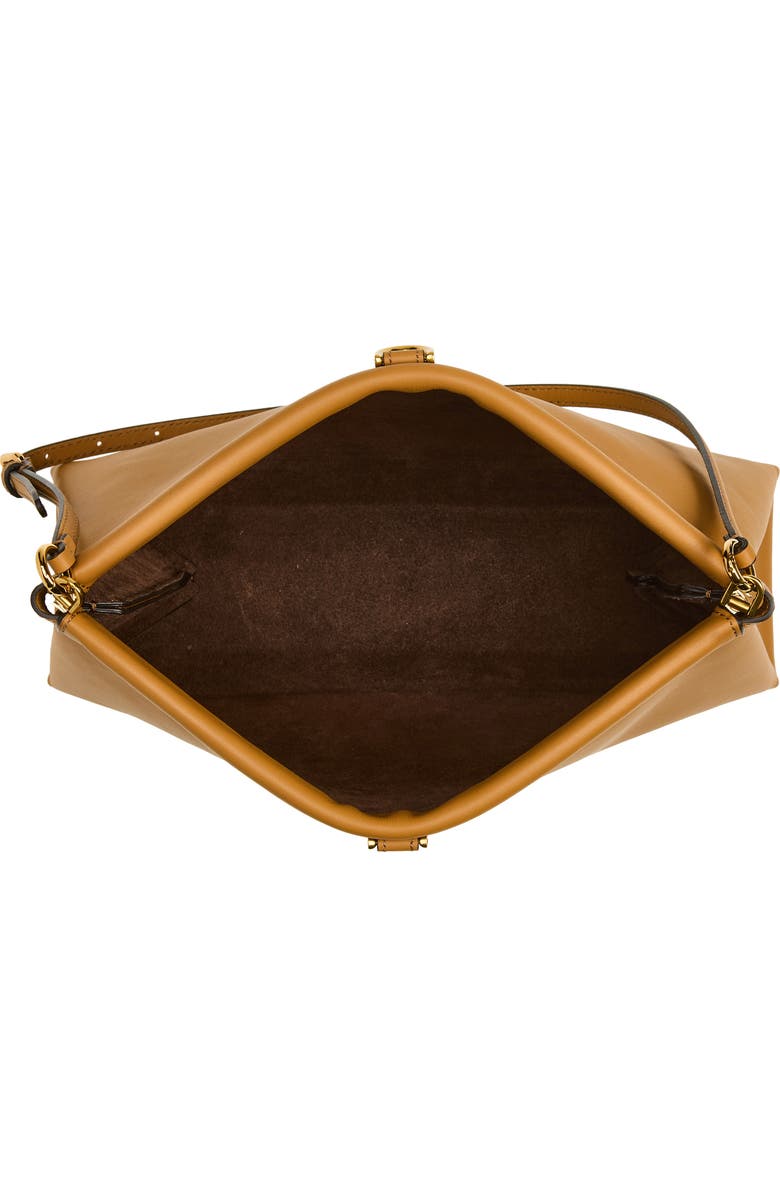 Etro Clutch Talk Leather Clutch, Alternate, color, Ochre