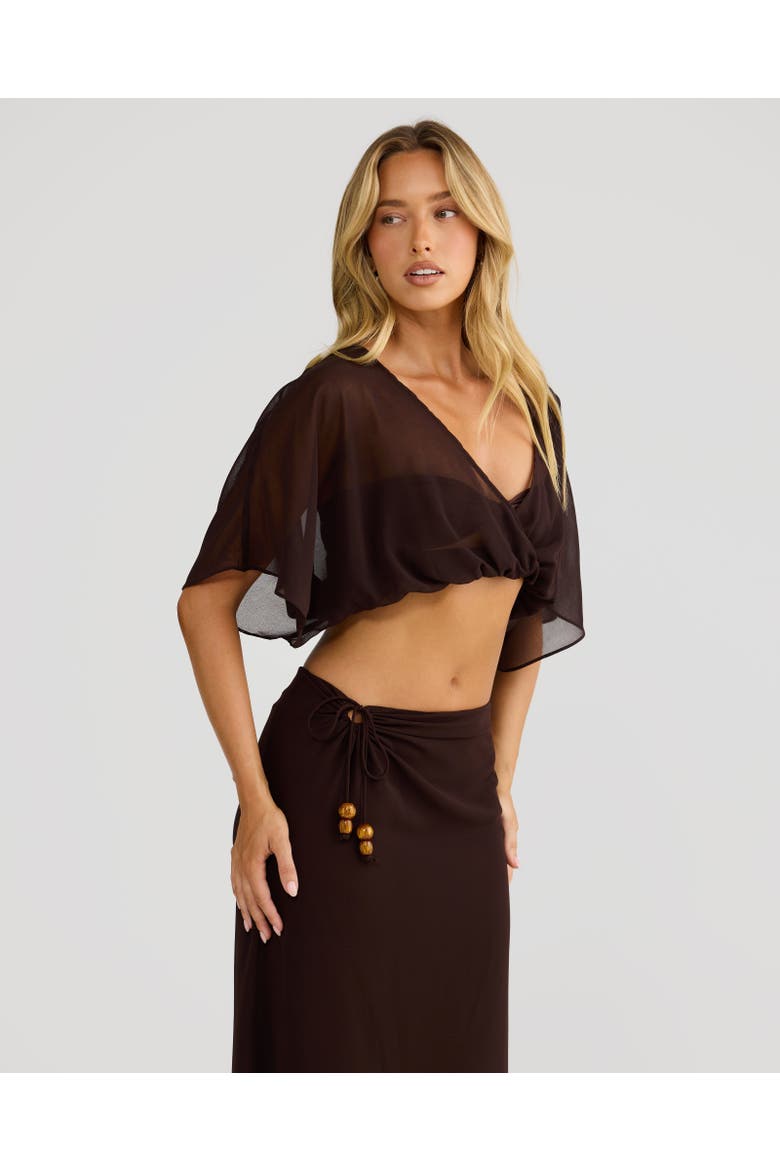 Vela Top, Alternate, color, Chocolate