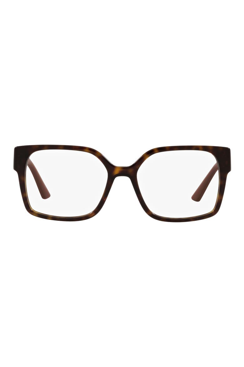 52mm Optical Glasses, Main, color, DARK HAVANA/DEMO LENS