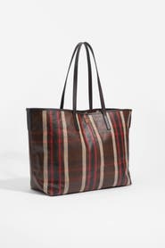 BIMBA Y LOLA Large Tartan Shopper Bag