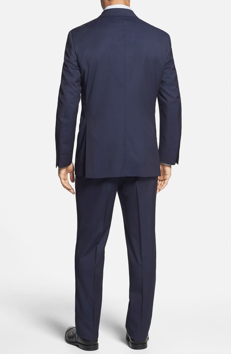 Peter Millar Classic Fit Stripe Wool Suit, Alternate, color, 