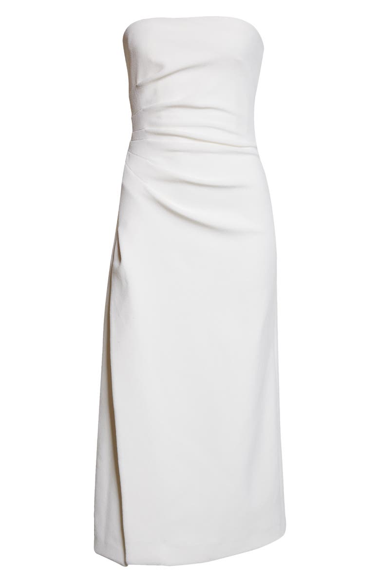 Proenza Schouler Strapless Compact French Terry Dress, Alternate, color, 