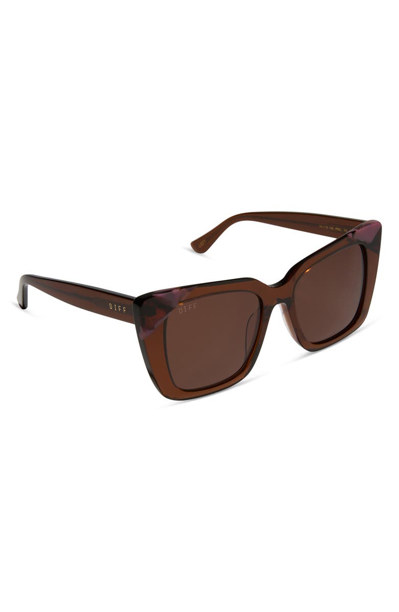 DIFF Lizzy 54mm Cat Eye Sunglasses, Alternate, color, 