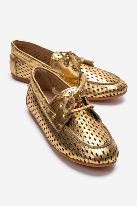 Stevo Leather Lace Up Loafer