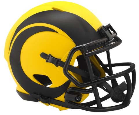 Los Angeles Rams RAVE Riddell Speed Mini NFL Football Helmet