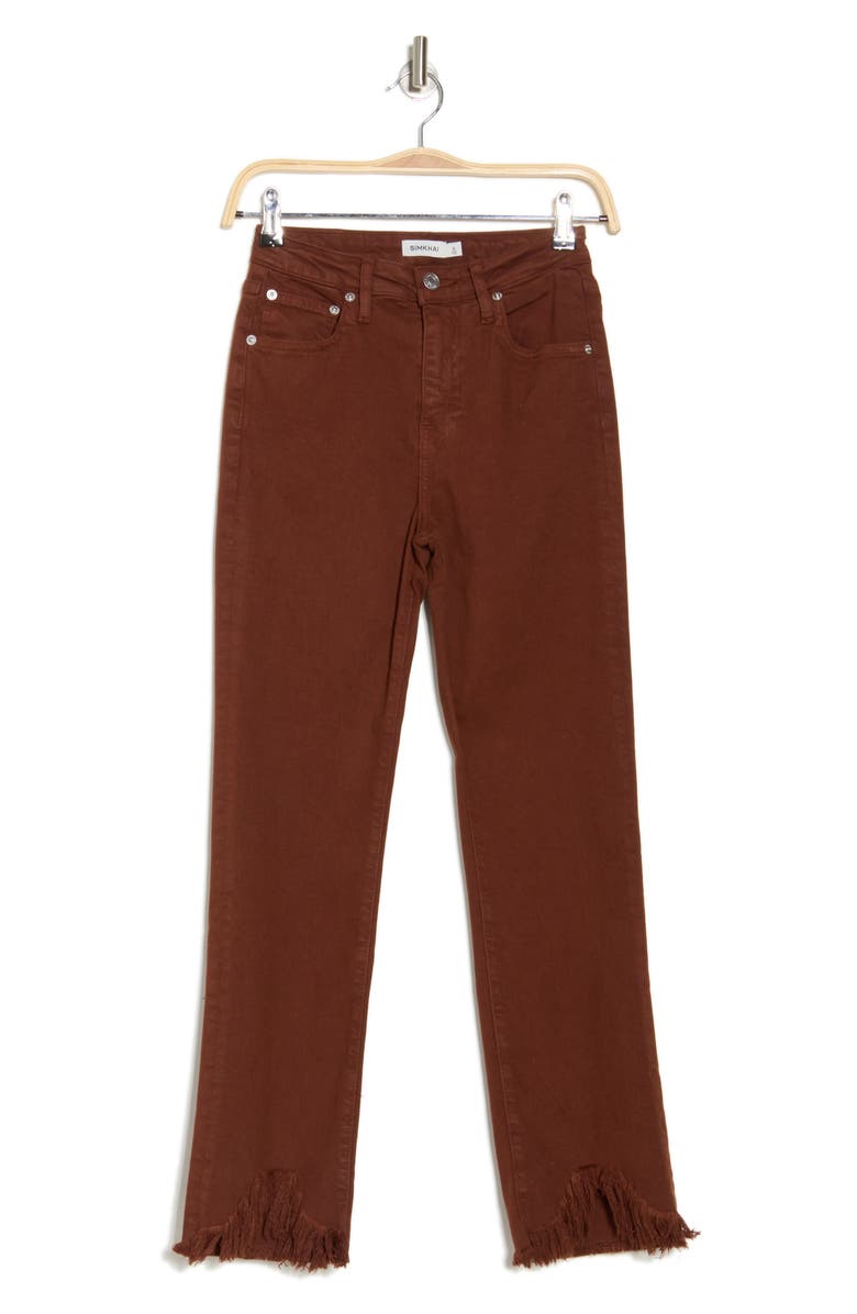 Simkhai River Crop Jeans, Alternate, color, Anise