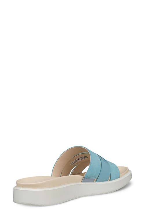 Ecco Flowt Oasis Slide Sandal In Aquatic/aquatic