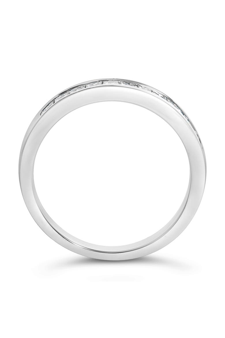 IGI Certified 18K Gold 1/2Ctw Diamond Half Eternity Wedding Ring, Alternate, color, White Gold