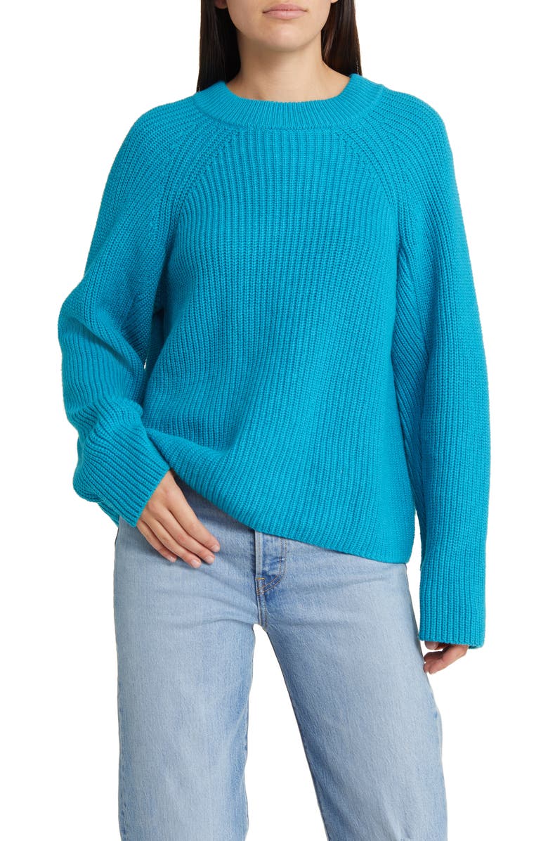 Rails Rita Shaker Stitch Cotton & Wool Sweater, Main, color,