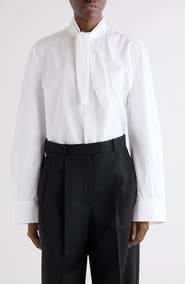Givenchy Small Bow Button-Up Shirt