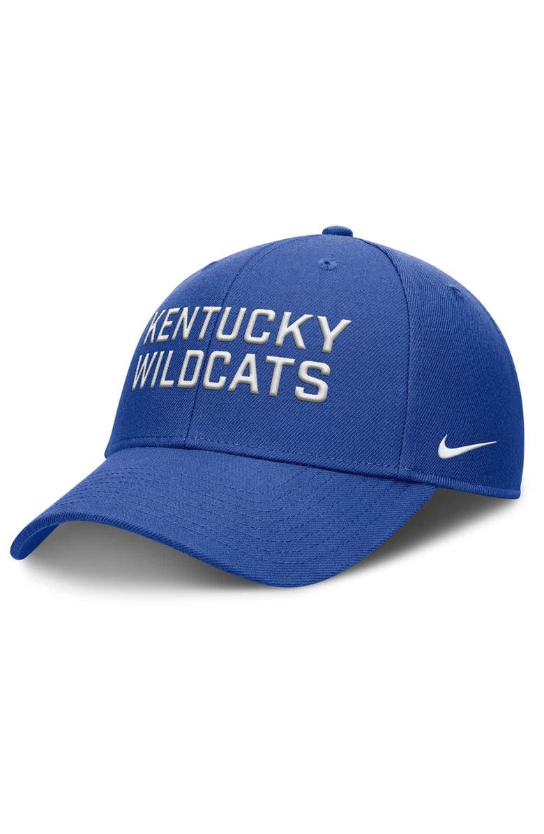Nike Men's Nike Royal Kentucky Wildcats Rise Practice Adjustable Hat, Main, color, Royal