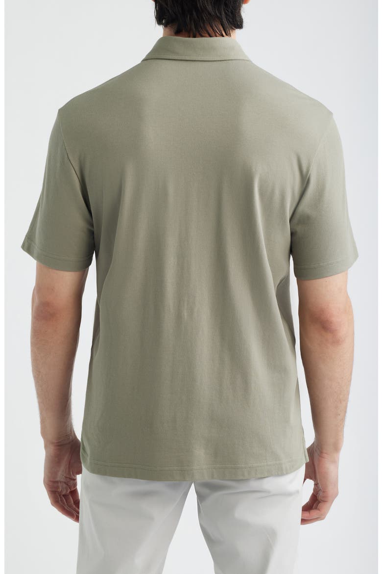 Eagle Stretch Cotton Polo, Alternate, color, FATIGUE