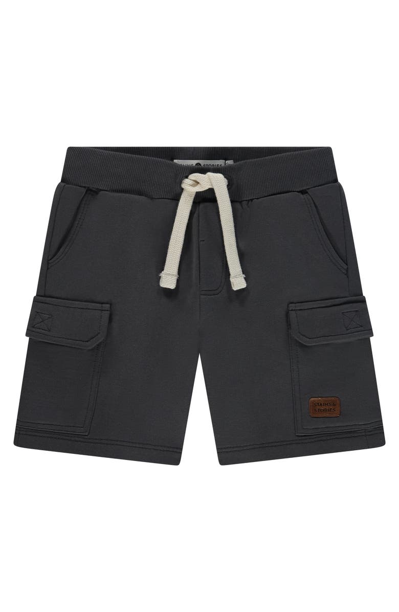 Stains and Stories by Babyface Cargo Pocket Sweatshort, Main, color, Antra