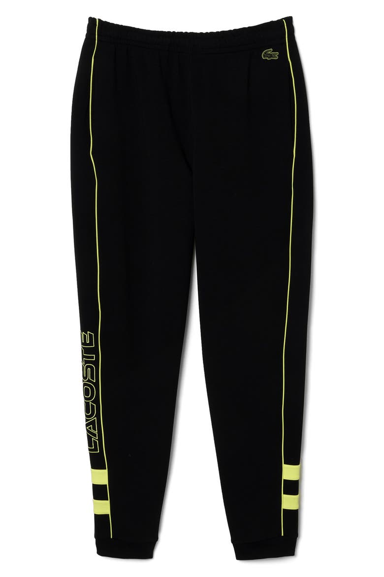 Knit Track Pants, Main, color, 6VT NOIR/LIMEIRA