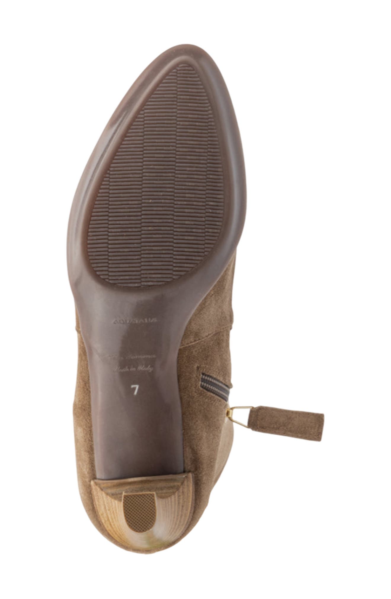 Aquatalia Rhumba Weatherproof Knee High Boot, Alternate, color, Anthracite Suede