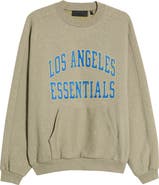 Fear of God Essentials Los Angeles Rams 90s Relaxed Crewneck Sweatshirt