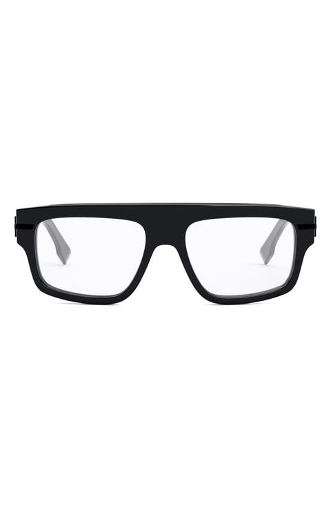 'Fendigraphy 54mm Rectangular Optical Glasses