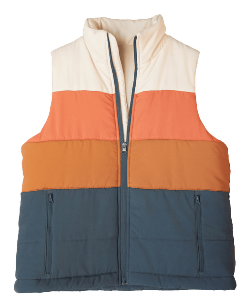 Nani Colorblock Vest In Brown