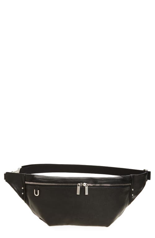 Rick Owens Geo Leather Belt Bag