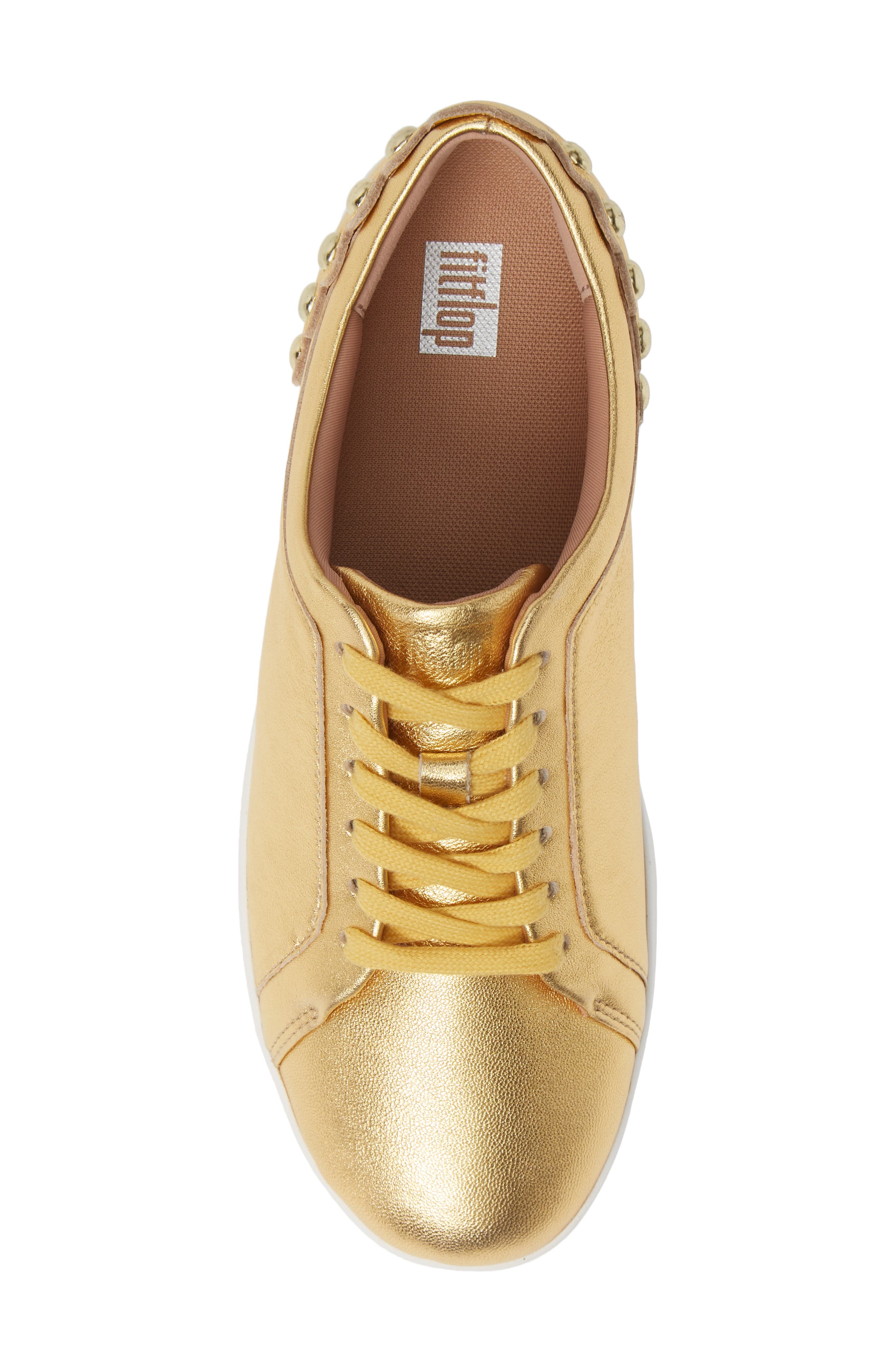 Rally Studded Sneaker (Nordstrom Exclusive), Alternate, color, ARTISAN GOLD LEATHER