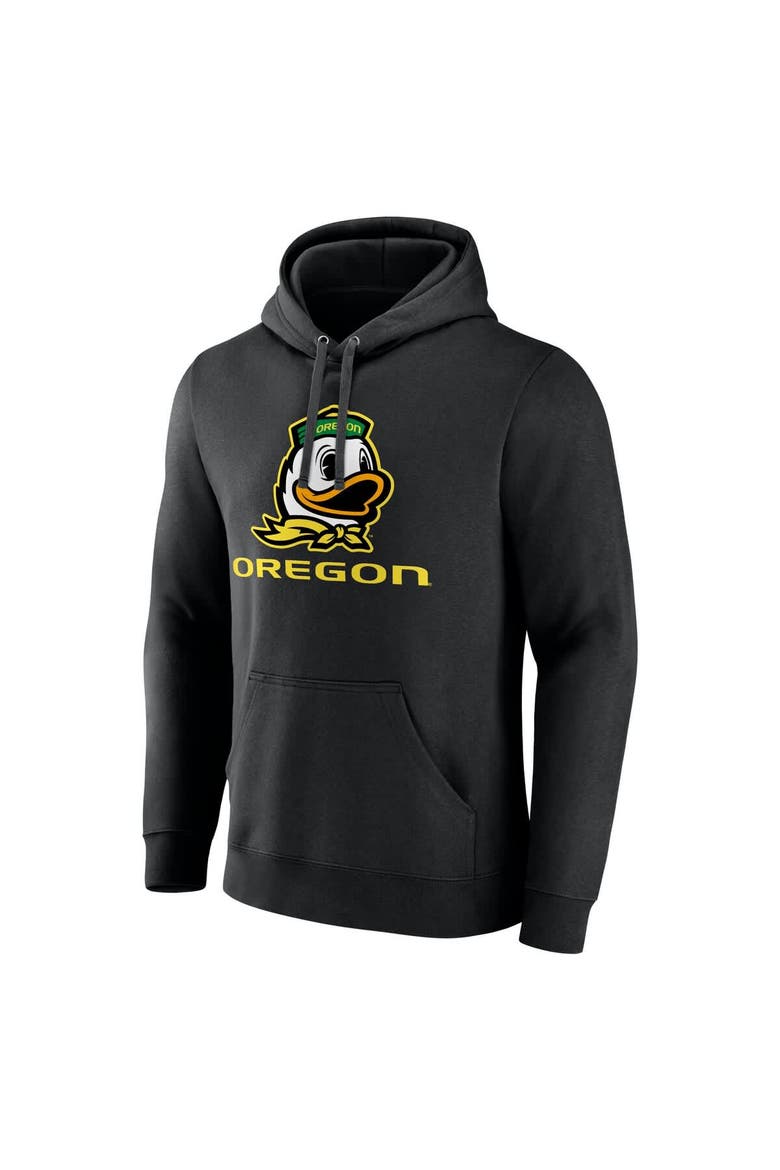 Men's Fanatics  Black Oregon Ducks Team Lockup Pullover Hoodie, Alternate, color, Black