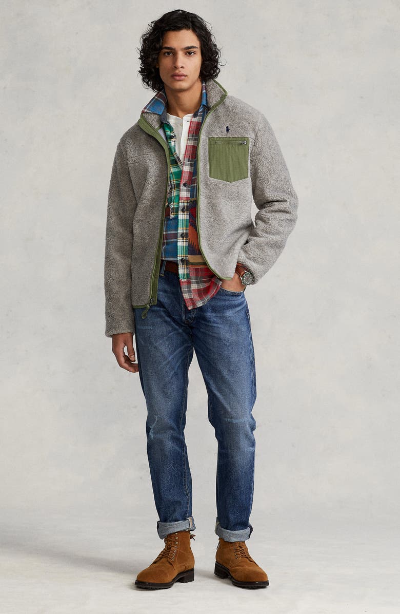 Polo Ralph Lauren High Pile Fleece Jacket, Alternate, color,