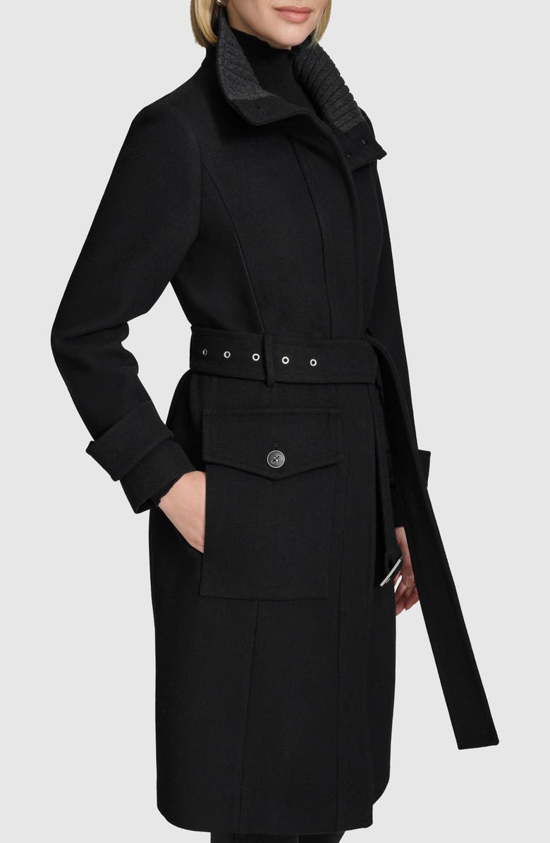 Andrew Marc Scout Wool Blend Trench Coat, Alternate, color,