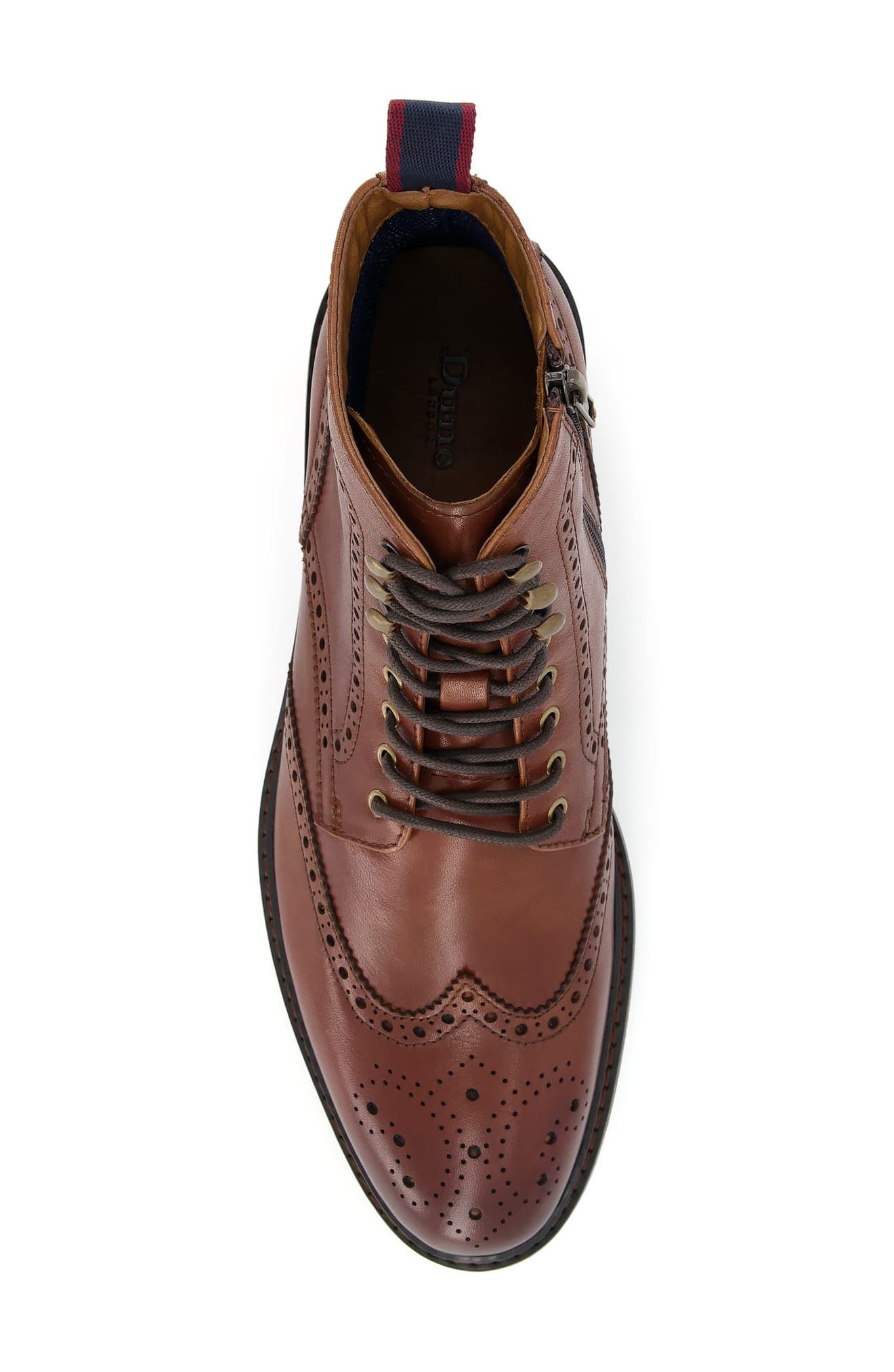 Dune London Colonel Brogue Boot, Alternate, color, 
