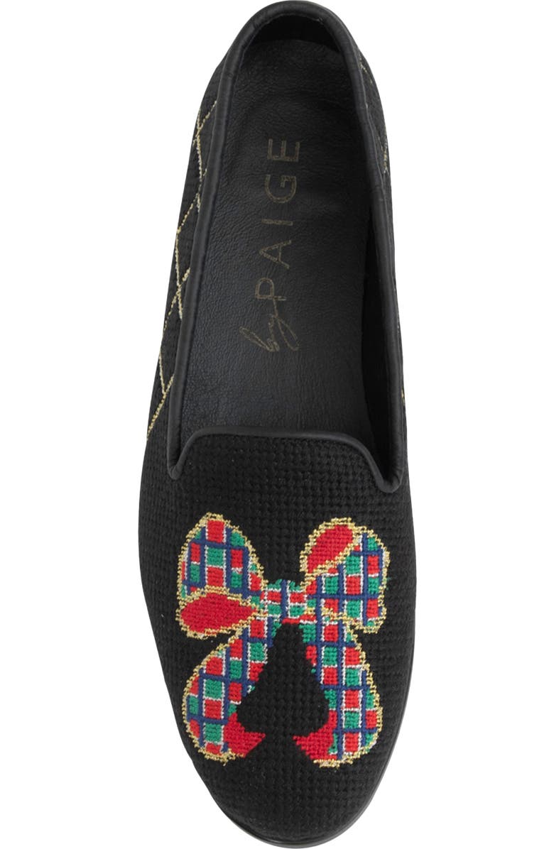 ByPaige Needlepoint Loafer, Alternate, color, Black Multi
