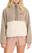 Billabong Horizon Quarter Zip High Pile Fleece Pullover