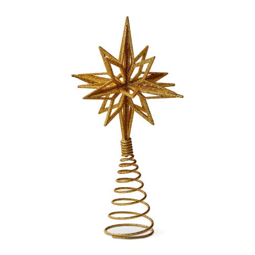 Tag Starlight Gold Tree Topper Holiday Decor For Christmas