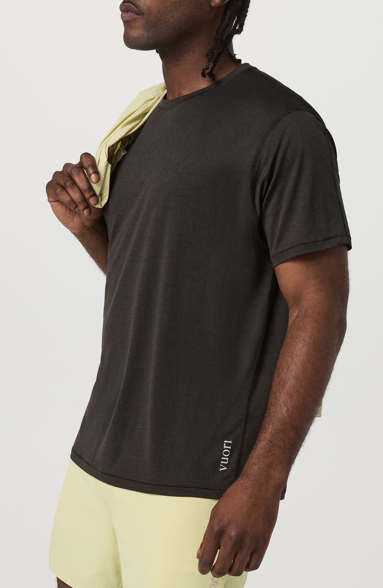 Vuori Terrain Performance T-Shirt, Alternate, color, Carbon