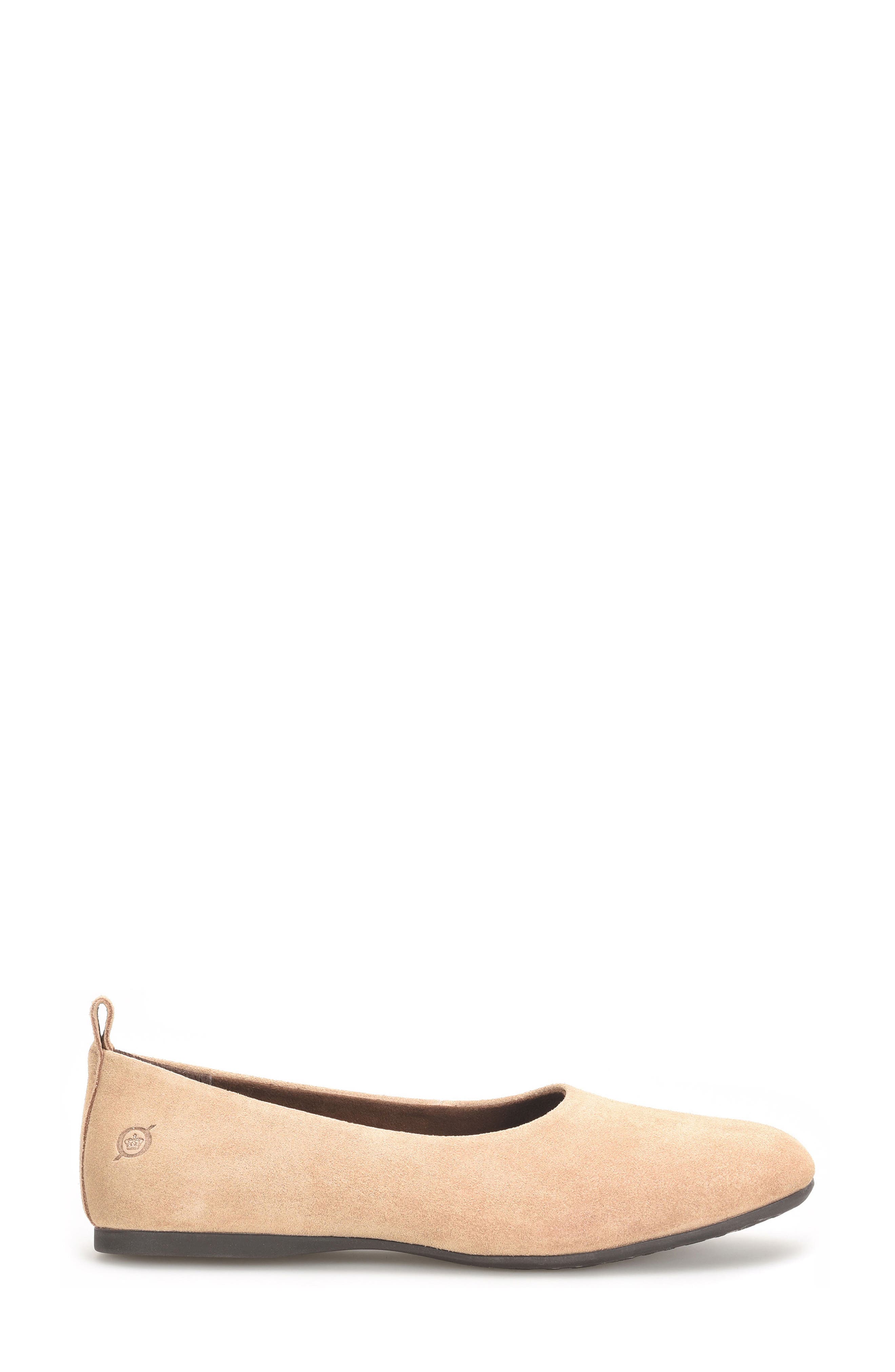 Boca Flat, Alternate, color, NATURAL SUEDE