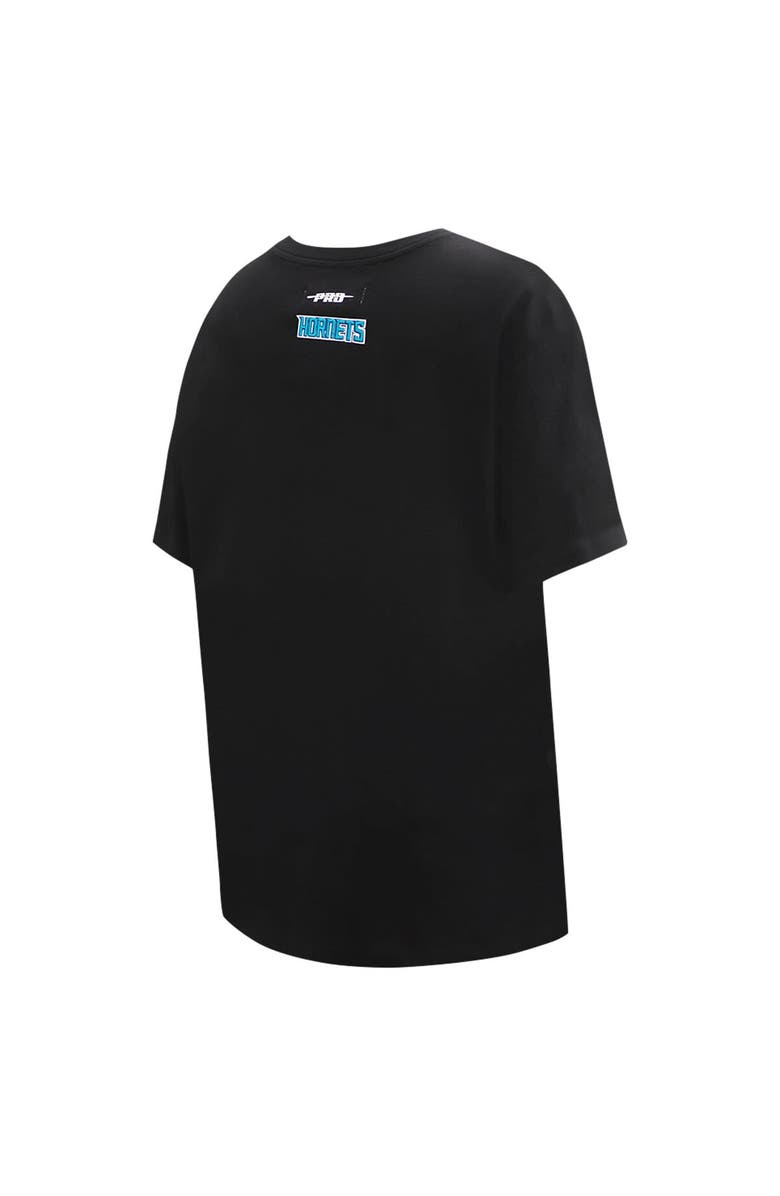 PRO STANDARD Women's Pro Standard Black Charlotte Hornets Script Boyfriend T-Shirt, Alternate, color, Black