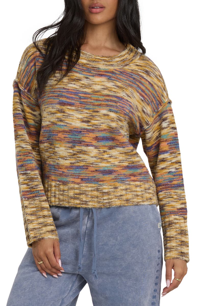 Billabong Malibu Creek Sweater, Main, color, Teak