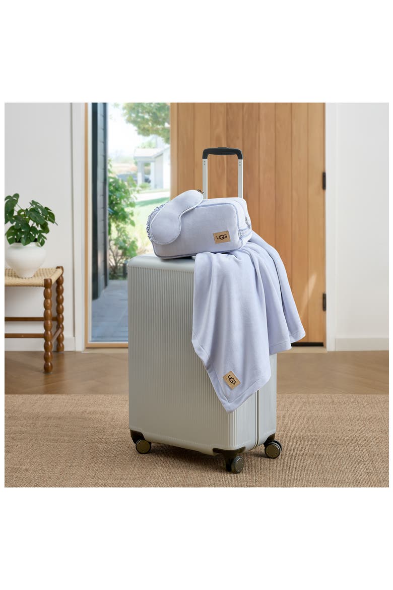 Shira Fleece Throw Blanket, Alternate, color, STONE