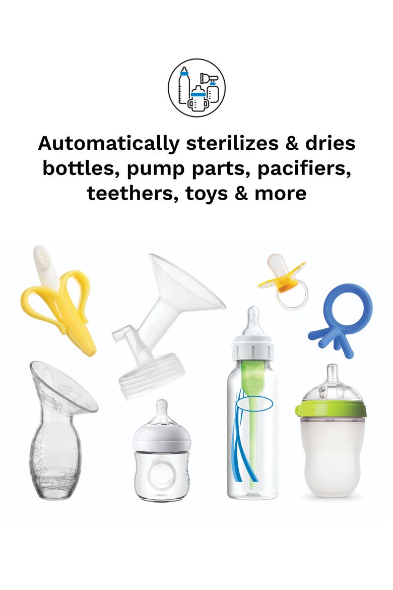 One Step Bottle Sterilizer/Dryer, Alternate, color, CHARCOAL