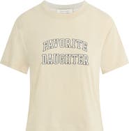Favorite Daughter Cropped Collegiate Tee