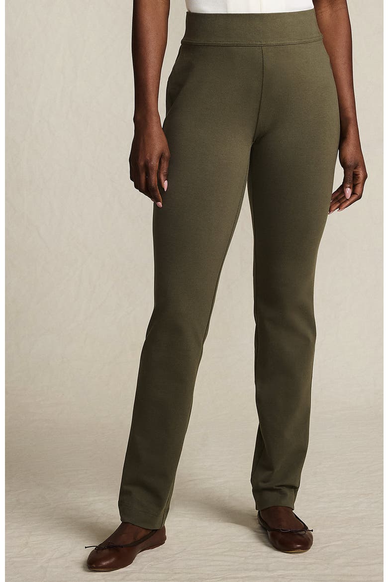 Starfish Mid Rise Slim Leg Pants, Main, color, Forest Moss