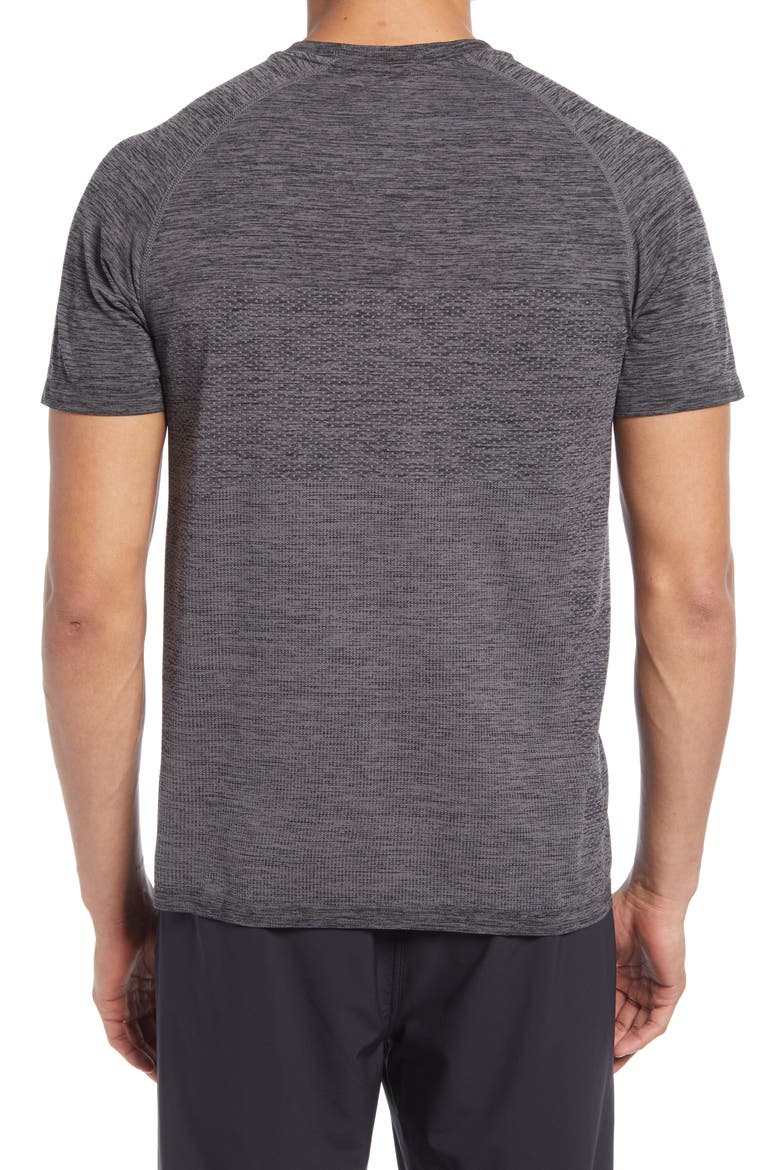 Seamless Performance T-Shirt, Alternate, color, GREY OBSIDIAN MELANGE