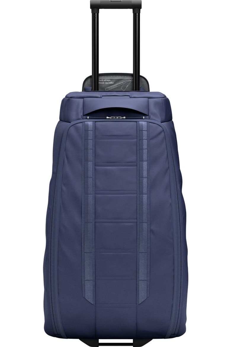 Hugger Roller Bag check In Wheeled Duffel 90L, Alternate, color, Blue Hour