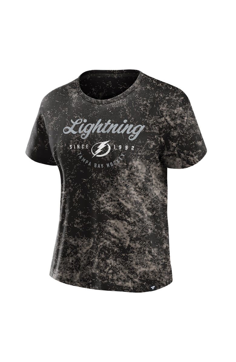 FANATICS Women's Fanatics Branded Black Tampa Bay Lightning Breakaway T-Shirt, Alternate, color, Black