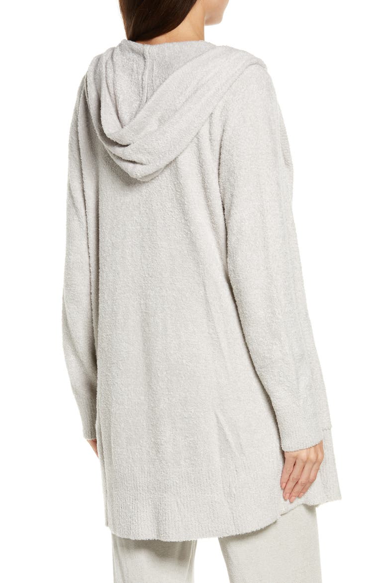 CozyChic™ Long Hooded Cardigan, Alternate, color, OYSTER