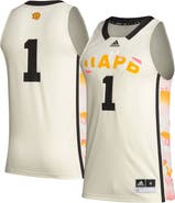 adidas Men's adidas #1 Khaki Arkansas Pine Bluff Golden Lions Honoring Black Excellence Basketball Jersey