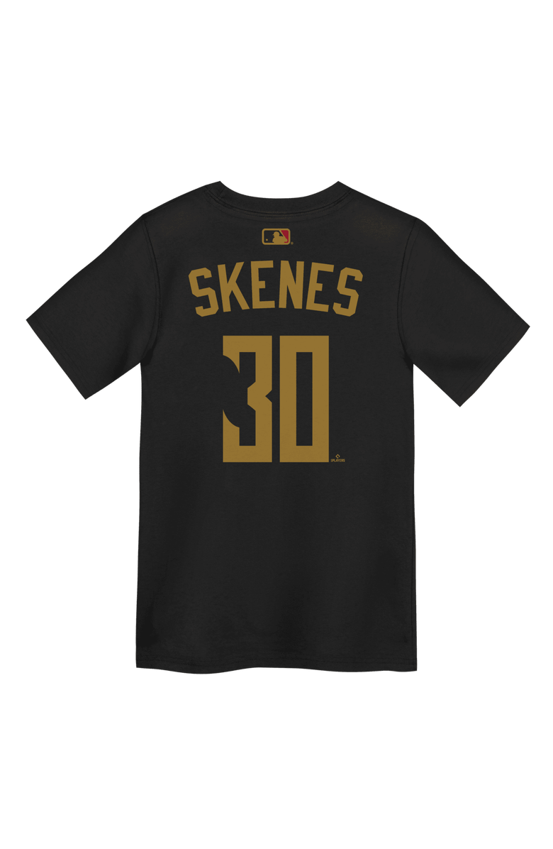 Nike Preschool Nike Paul Skenes Black Pittsburgh Pirates 2026 City Connect Name & Number T-Shirt, Alternate, color, Black