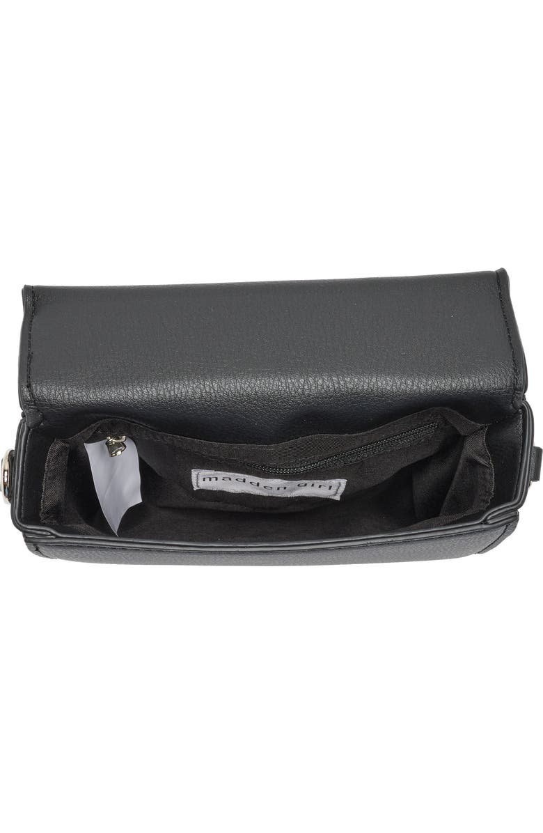 Madden Girl Buckle Flap Crossbody Bag, Alternate, color,